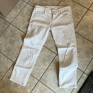 Lily Pulitzer white cropped jeans
